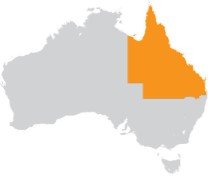 mapa de QLD