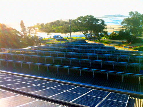 Sistema solar fotovoltaico de 50kW en Crescent Head