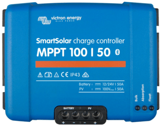 Controlador de carga Victron Energy Smart Solar MPPT, 100V, 50A, con bluetooth