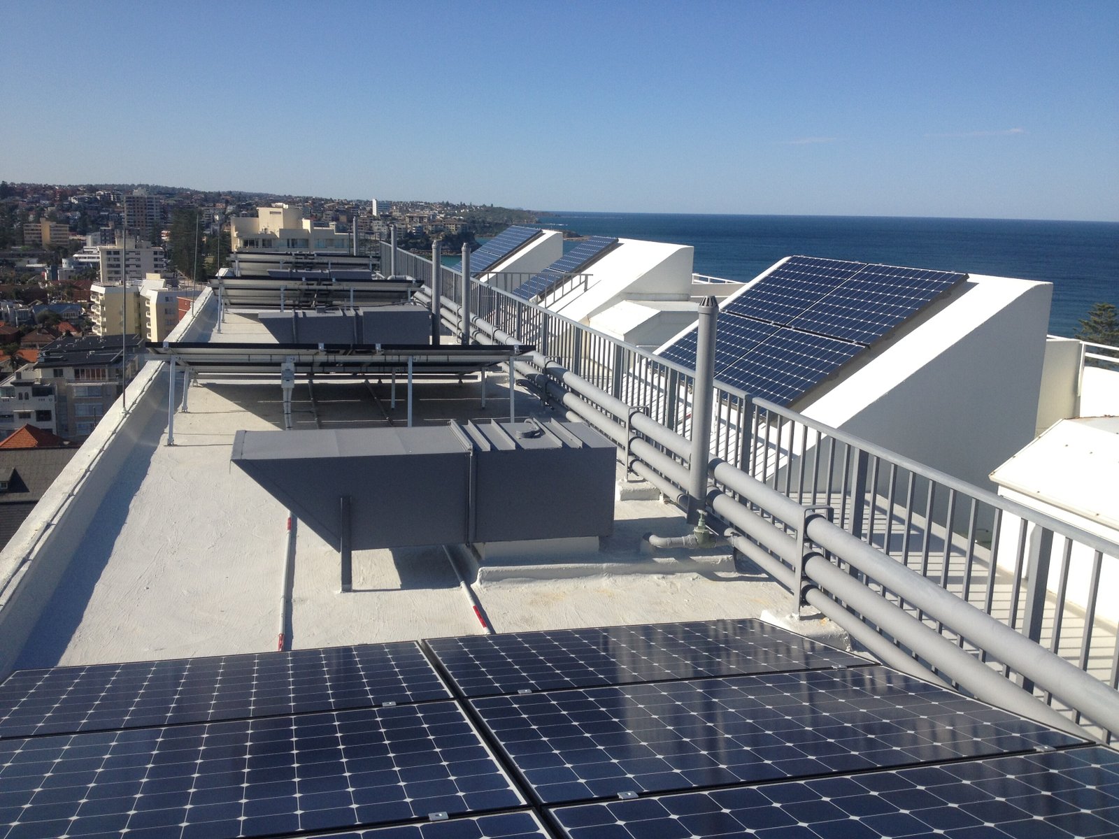 Energía solar instalada en un edificio Strata en Manly, NSW