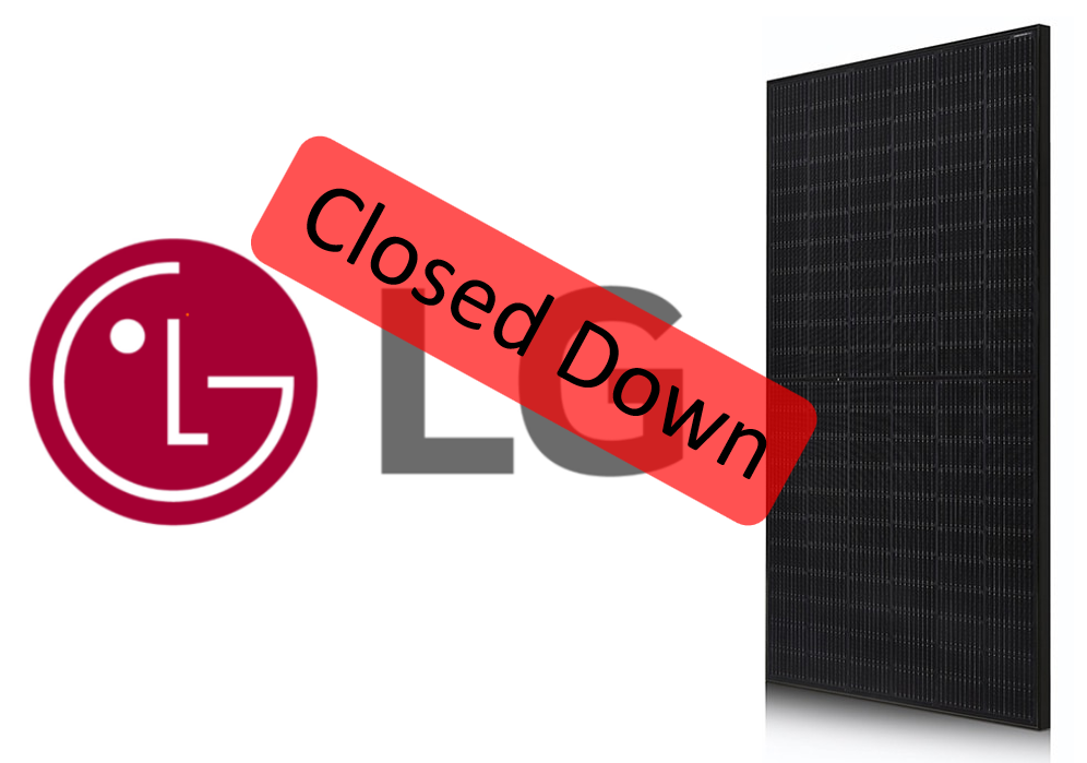 LG Solar Panels shut down
